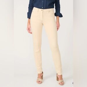 J. McLaughlin Women’s Cotton‎ Stretch Classic Mid-Rise Jeans Tan Size 6 EUC